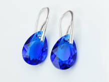 Przepiękny szlif kryształy kropla kobalt majestic blue